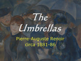 The Umbrellas (Les Parapluies), by Renoir in 1881-86, background and story of the painting, high-end Auguste Renoir painting handbag.