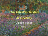 The Artist's Garden at Giverny, by Claude Monet in 1900, background and story of the painting, high-end Monet painting handbag.