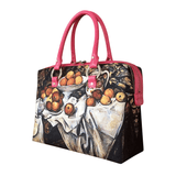 Handbags with theme of Cézanne paintings, Still Life with Apples and Oranges, one of the most important still life in the late 1890's.