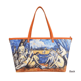 Handbags with theme of Cézanne paintings, The Large Bathers (The Bathers); a masterpiece that Cézanne spent more than 7 years working on it till his death in 1906.