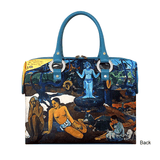 Handbags with theme of Gauguin paintings, “Where Do We Come From? What Are We? Where Are We Going?”, the most famous masterpiece and thoughts culmination of Gauguin.