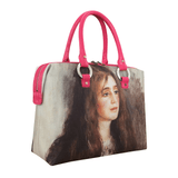 Handbags with theme of Renoir paintings, Portrait of Julie Manet, created in 1894; Julie Manet was known for model and “the Beauty of Impressionism”.