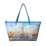 Handbags with theme of Renoir paintings, “Venice, the Doge's Palace”; created in 1881 when Auguste Renoir first visited Venice.