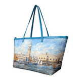 Handbags with theme of Renoir paintings, “Venice, the Doge's Palace”; created in 1881 when Auguste Renoir first visited Venice.
